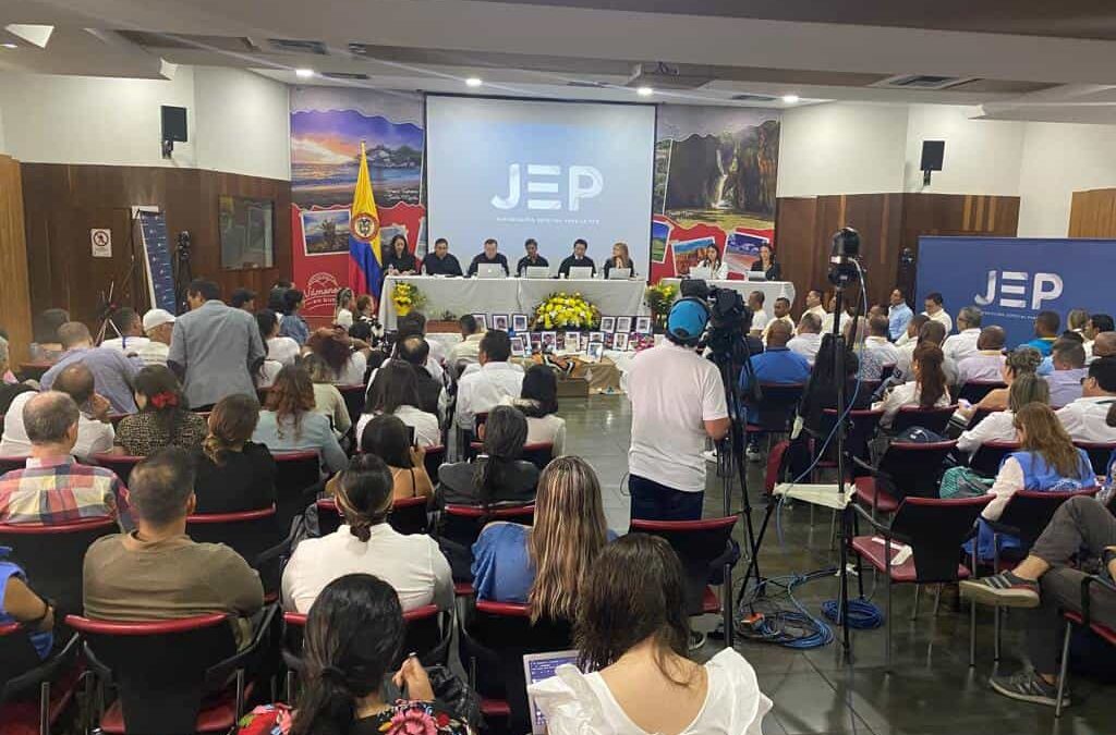 Audiencia regional de la JEP